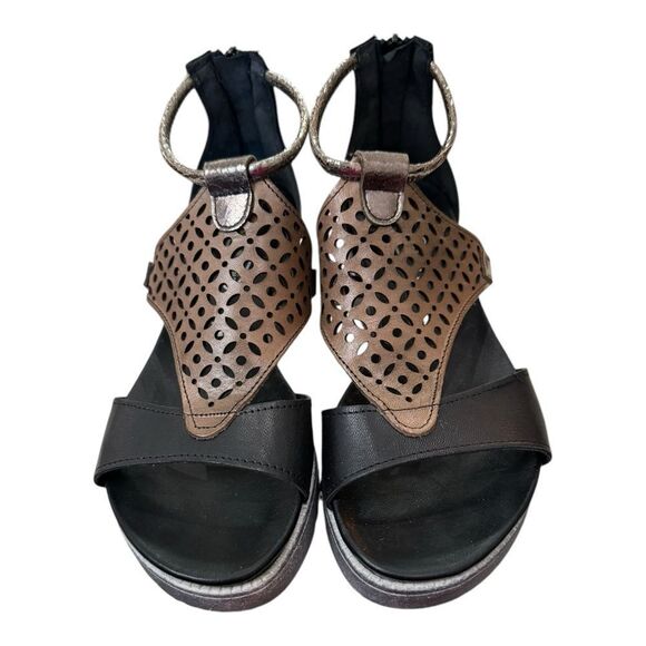 Sheridan Mia Women's Blaze Black Combo Sandals with Box 37 - Picture 4 of 6